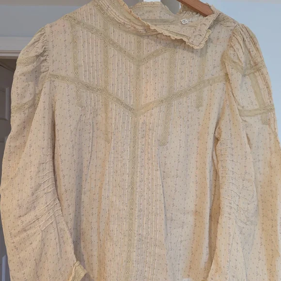 Doen Albertine Top In Frances Floral, Size L - Picture 2 of 8